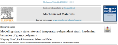 Towards entry "New Paper in Mechanics of Materials"